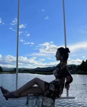 疫情前探店时加的一个人妻